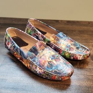 Robert Graham Brushwork Skull Driving Shoe Loafers